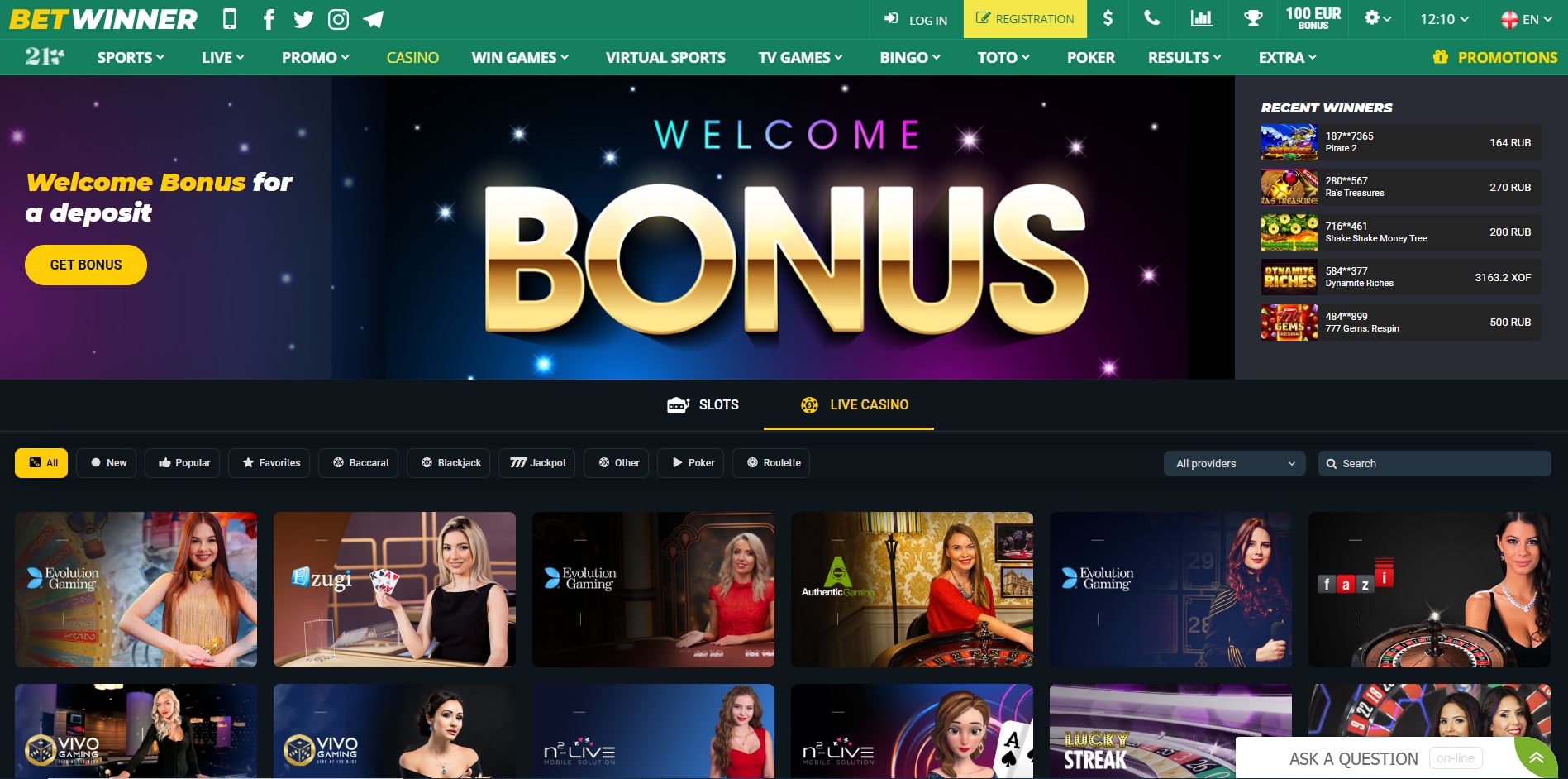 betwinner new version